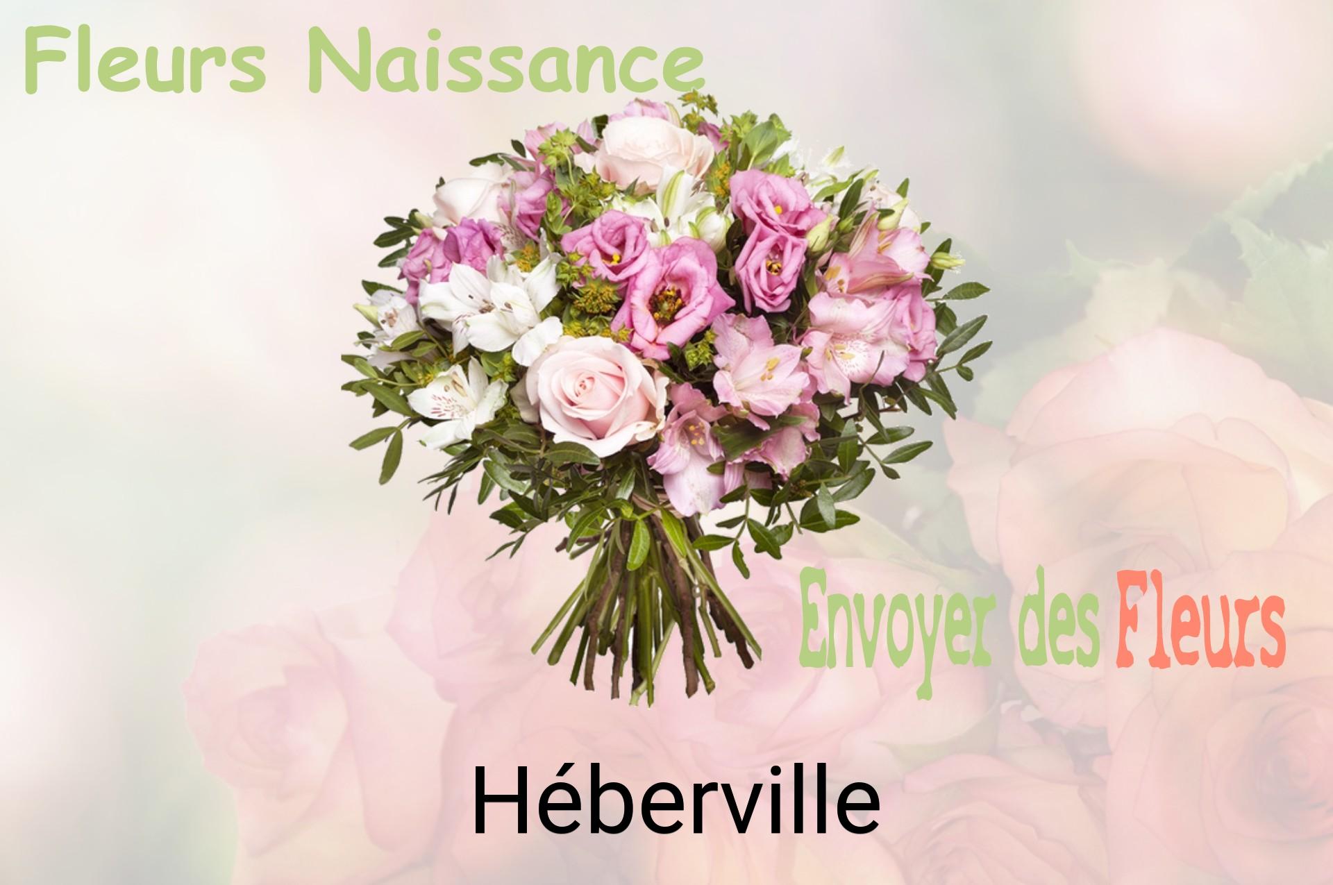 Bouquet de fleurs de naissance livré à Héberville